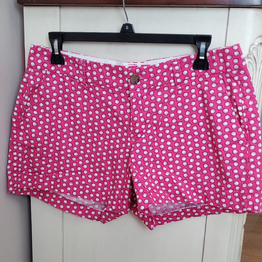 Old Navy Pink and White Seashell Women's Shorts